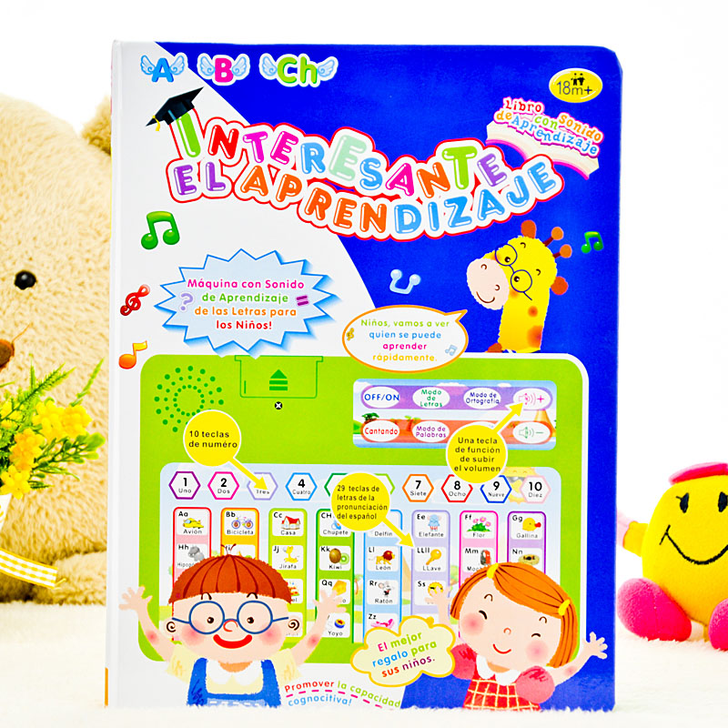 YS2901N Spanish ABC teaching toy learning book 