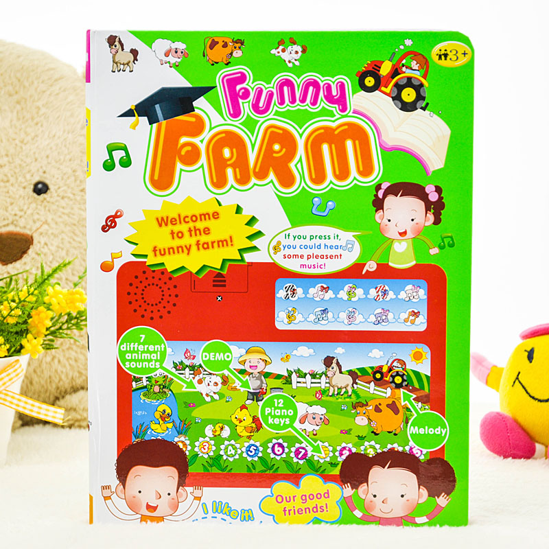 YS2901A English Happy Farm Toy music book